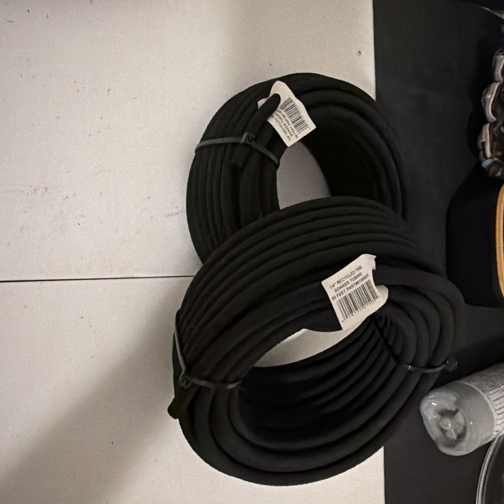 Raindrip 1/4-Inch x 50-Foot Soaker Hose Tubing Drip Irrigation 2 Pack 015005T